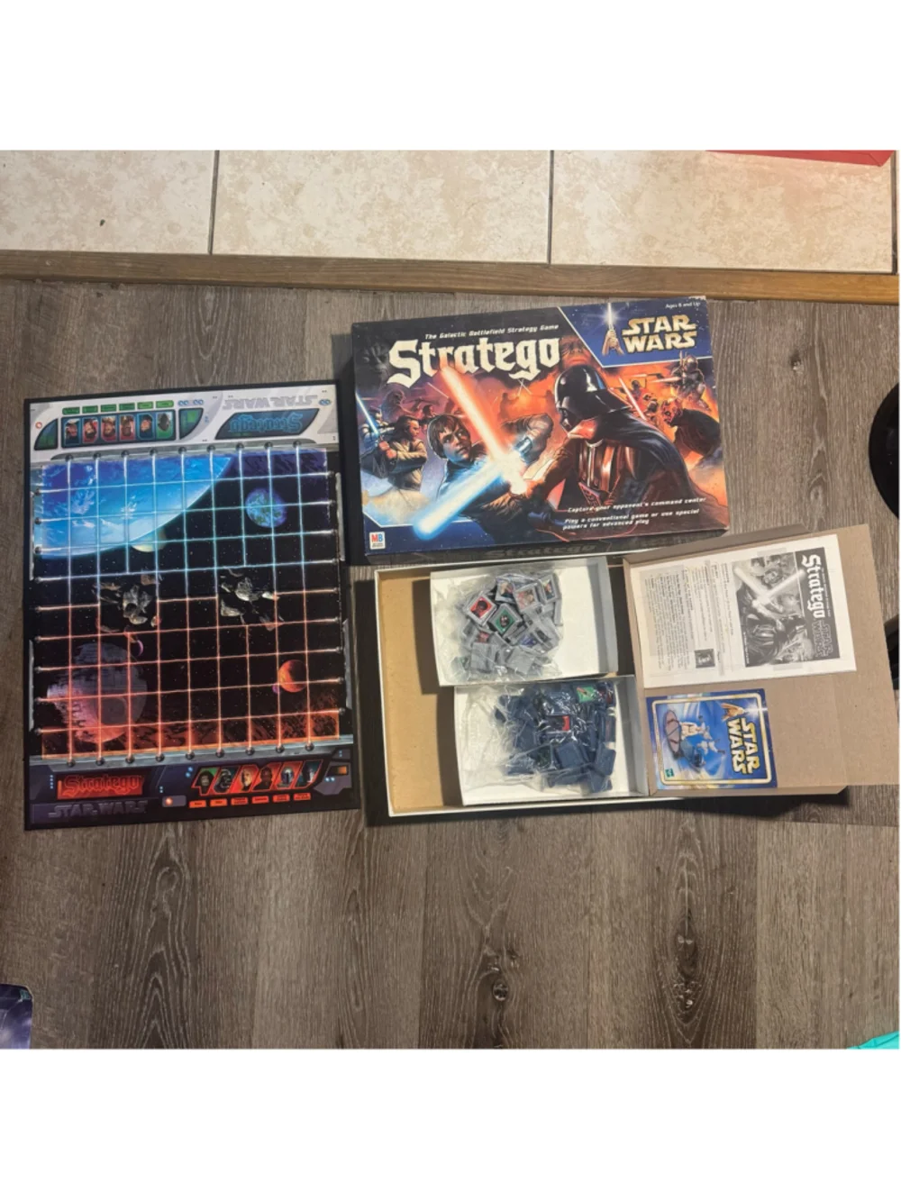 Milton Bradley Star Wars Stratego Board Game Complete Cib